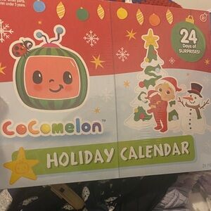 CoComelon Holiday Calendar Playset - Red, Green, White
